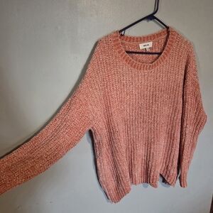 Net. 153 Coral Crew Neck Sweater